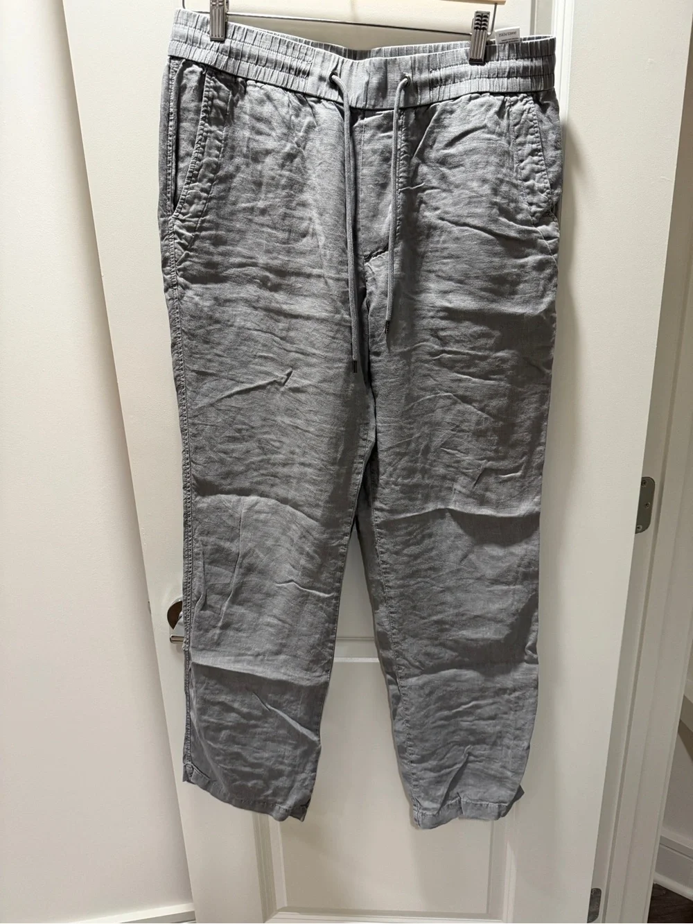 James Perse Gray Linen Pants